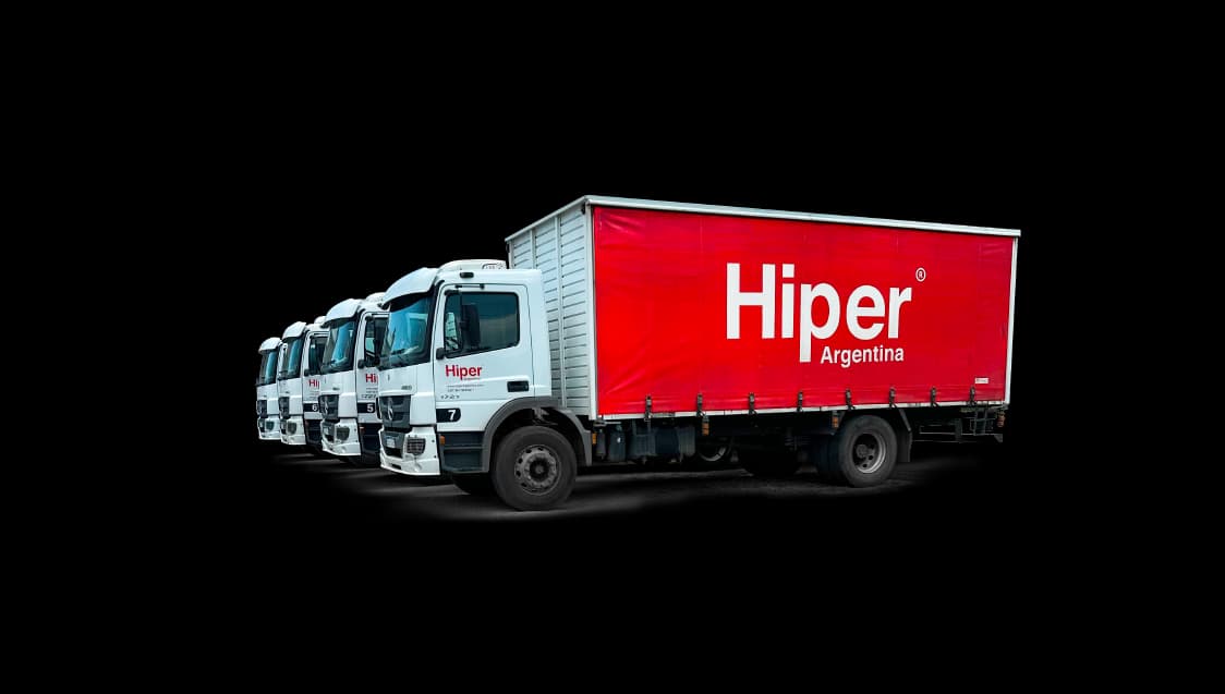 Flota de camiones Hiper Argentina